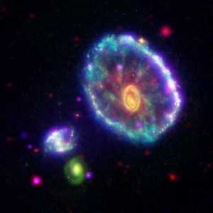 Deep field image of many galaxies. Courtesy of NASA
