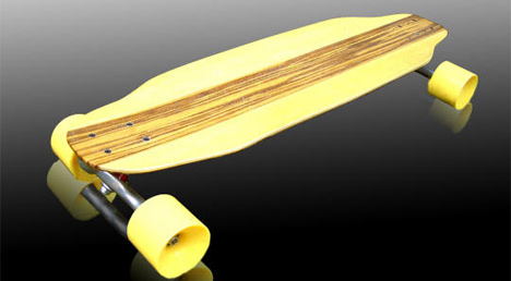 Bamboo skateboard by SuperGreen Boards