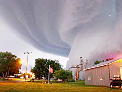 This tornado touched down briefly in Mitchell County, Iowa in June 2008. AP Photo by Lori Mehmen
