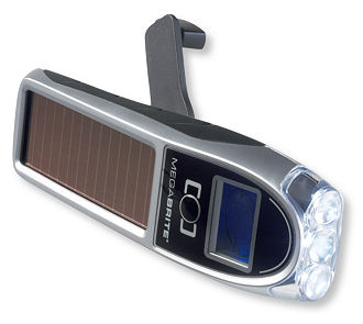 Megabrite Crank/Solar Flashlight