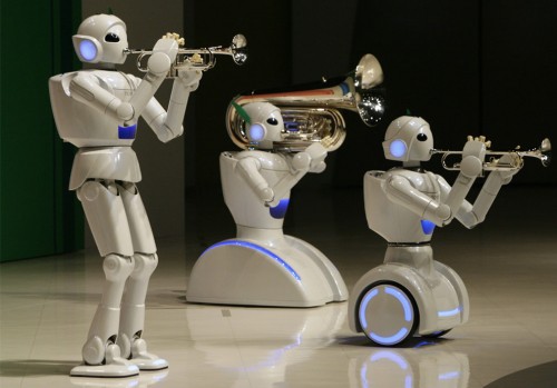 Toyota Robotic Band (REUTERS/Toru Hanai)