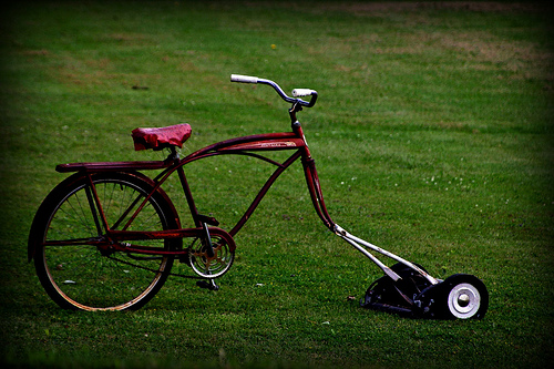 Ride on lawnmower?  Photo by olsongirl via Flickr